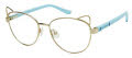 Juicy Couture JU 959 Light Gold (3YG) Eyeglasses - Color Image