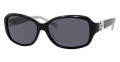 Kate Spade Annika/S Black Silver Sparkle / gray polarized (JBHP/RA) Sunglasses - Color Image