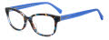 Kate Spade Violette Blue Havana (JBW) Eyeglasses - Color Image