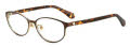 Kate Spade Ophelia/F Gold Brown Havana (DM2) Eyeglasses - Color Image