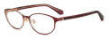 Kate Spade Ophelia/F Rose Gold Red (0AW) Eyeglasses - Color Image