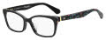 Kate Spade Jeri Black Pattern (0INA) Eyeglasses - Color Image
