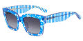 Kate Spade Brynne/G/S Blue Pattern (GF5) Sunglasses - Color Image