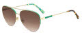 Kate Spade Janece/G/S Gold Green (PEF) Sunglasses - Color Image
