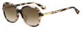 Kate Spade Brylee/F/S - Alternate Fit Pink Havana / brown gradient (0HT8/HA) Sunglasses - Color Image
