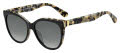 Kate Spade Daesha/S Black Havana / gray sf pz polarized (0WR7/WJ) Sunglasses - Color Image