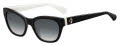 Kate Spade Jerri/S Black / dark gray gradient (0807/9O) Sunglasses - Color Image
