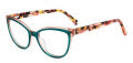 Kate Spade LUCINDA Green Pink (0IWB) Eyeglasses - Color Image