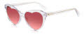 Kate Spade Velma/S Crystal / Burgundy Shaded (0900/3X) Sunglasses - Color Image