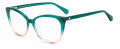 Kate Spade Zahra Green (01ED) Eyeglasses - Color Image