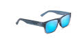 Maui Jim Keahi - 873 Blue Stripe Neutral Grey Blue Hawaii blue mirror (B873-03) Sunglasses - Color Image
