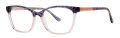 Kensie Heartfelt Galaxy Pink Eyeglasses - Color Image