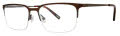 Jhane Barnes Integrand Brown Eyeglasses - Color Image