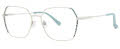 Kensie Jazzy Seafoam Stripes Eyeglasses - Color Image