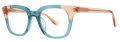 Kensie Understood Champagne Blue Eyeglasses - Color Image