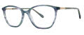 Lilly Pulitzer Macee Aqua Marble Eyeglasses - Color Image