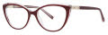 Vera Wang Audre Bordeaux Eyeglasses - Color Image