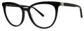 Vera Wang Delphine Black Eyeglasses - Color Image