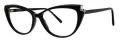 Vera Wang Genevieve Black Eyeglasses - Color Image
