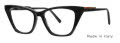Vera Wang Halle Black Eyeglasses - Color Image