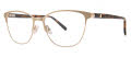 Vera Wang Harriette Gold Eyeglasses - Color Image
