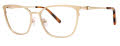 Vera Wang Prisca Gold Eyeglasses - Color Image