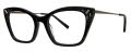 Vera Wang Reesa Black Eyeglasses - Color Image