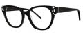 Vera Wang Sadiqua Black Eyeglasses - Color Image