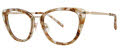 Vera Wang V721 Blonde Tortoise Eyeglasses - Color Image