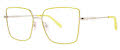Vera Wang V722 Chartreuse Eyeglasses - Color Image