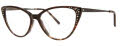 Vera Wang VA68 Black Tortoise Eyeglasses - Color Image
