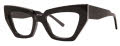 Vera Wang Zuma Black Eyeglasses - Color Image
