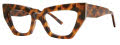 Vera Wang Zuma Mahogany Eyeglasses - Color Image