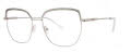 Vera Wang Manuela Silver Eyeglasses - Color Image