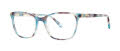Lilly Pulitzer Salina Mosaic Blue Eyeglasses - Color Image