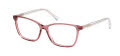 Kenneth Cole RN50057 Shiny Bordeaux / Crystal (069) Eyeglasses - Color Image