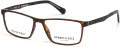 Kenneth Cole KC0318 Dark Havana (052) Eyeglasses - Color Image