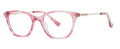 Kensie Girl Breezy Pink Clouds Eyeglasses - Color Image