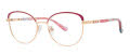 Kensie Girl Cutesy Pink Twinkle Eyeglasses - Color Image