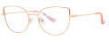 Kensie Girl Pixie Just Peachy Eyeglasses - Color Image