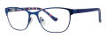 Kensie Girl Patch Blue Jean Eyeglasses - Color Image