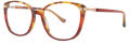 Kensie Devotion Red Eyeglasses - Color Image