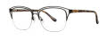 Kensie Highlight Matte Black Eyeglasses - Color Image