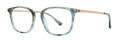 Kensie Zealous Green Marble Eyeglasses - Color Image