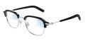 Mont Blanc MB0390S Silver / Transparent Lens (001) Sunglasses - Color Image