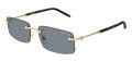 Mont Blanc MB0443S Gold Grey Lens (004) Sunglasses - Color Image