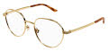 Gucci GG1458O Gold Shiny (002) Eyeglasses - Color Image
