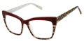 L.A.M.B. LA133 Burgundy (BUR) Eyeglasses - Color Image