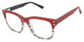 L.A.M.B. LA096 Red (RED) Eyeglasses - Color Image