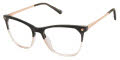 L.A.M.B. LA101 Black (BLK) Eyeglasses - Color Image